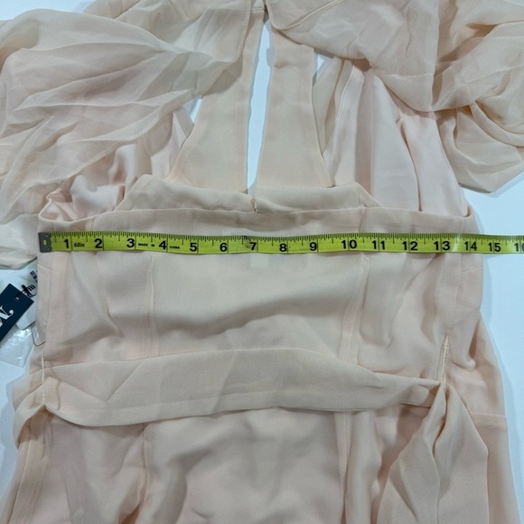 New ModCloth Wrapped in Rapture Maxi Dress Light Pink Wedding Guest - Picture 4 of 7